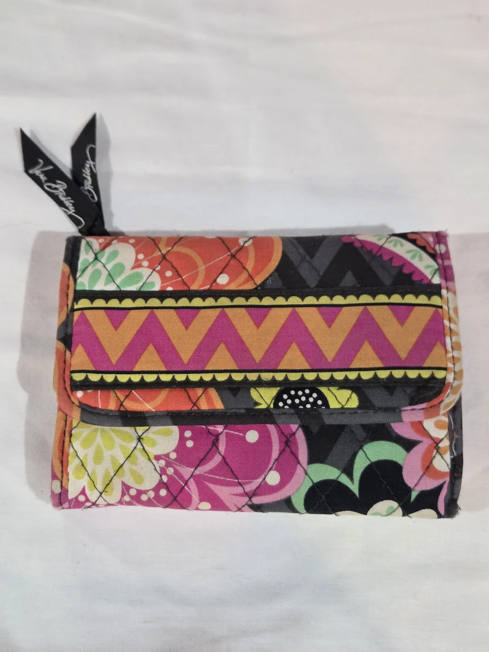Vera Bradley Ziggy Zinnia Crossbody Bag & Matching Wallet Set - Retired - Picture 8 of 14